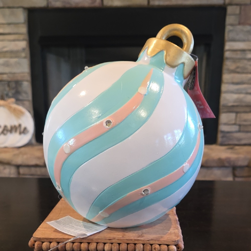 Oversized Pastel Christmas Ornament-NWT